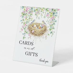 Signe De Table Cartes de mariage et cadeaux Fleurs et Oiseaux Mod