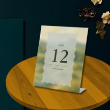 Cartes de nom de table de mariage de Texas Hill Co