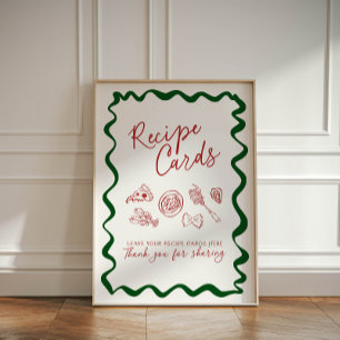 Signe De Table Cartes de recettes de mariage italien That's Amore