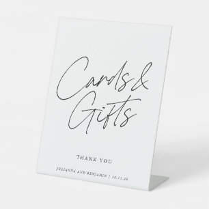 Signe De Table Cartes de script et Mariage de cadeaux de Calligra