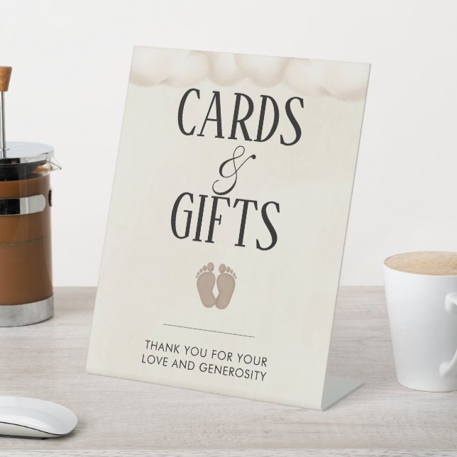 Signe De Table Cartes et cadeaux Bébé brasse Baby shower Signal (In SItu)