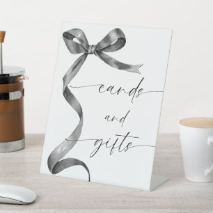 Signe De Table Cartes et cadeaux Black Bow