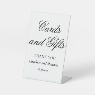 Signe De Table Cartes Et Cadeaux Chic Moderne Mariage Événement