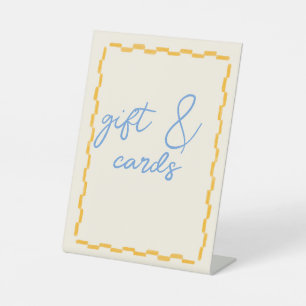 Signe De Table Cartes et cadeaux de Baby shower mignonnes et tend