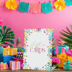 Signe De Table Cartes et Cadeaux de Fiesta Mexicaine Enseigne Bab