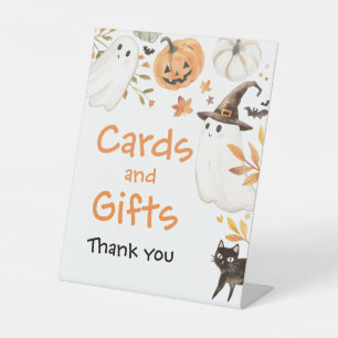 Signe De Table Cartes et Cadeaux de Halloween Little Boo Baby Sho
