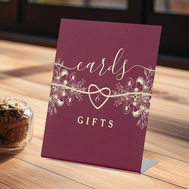 Signe De Table Cartes et Cadeaux de Mariage Bourgogne (Créateur téléchargé)