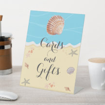 Cartes et cadeaux de mariage d'été minimal Ocean B