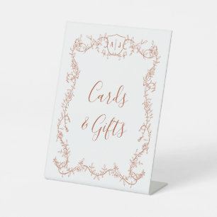 Signe De Table Cartes et Cadeaux de Mariage en Terracotta Botaniq