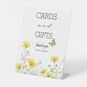 Signe De Table Cartes et cadeaux de mariage Fleurs et papillons m