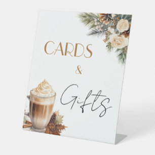 Signe De Table Cartes et cadeaux Fleurs de café Lavage de mariée