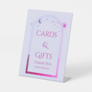 Signe De Table Cartes et cadeaux Lavande Mystique Mariage de Lune