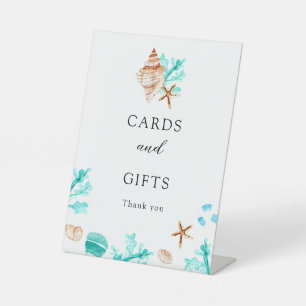 Signe De Table Cartes et Cadeaux Mariage Plage Coquillages Côtier