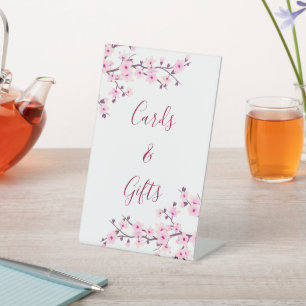 Signe De Table Cartes Et Cadeaux Rose Fleur De Cerisier