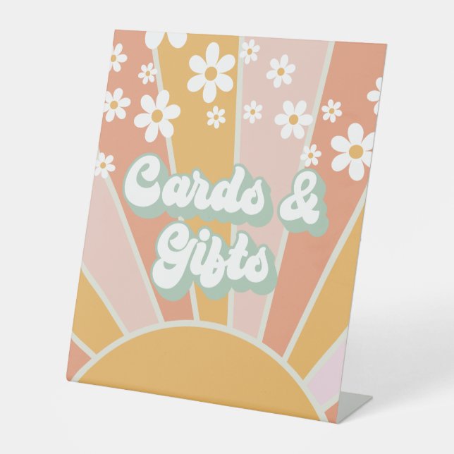 Signe De Table Cartes et cadeaux Super Retro Sunshine (Recto)