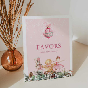 Signe De Table Casse-noix rose Fête d'anniversaire Faveurs