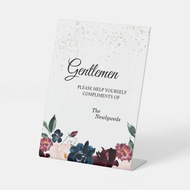 Signe De Table Célébration d'été Salle de bain Mariage pour homme (Recto)