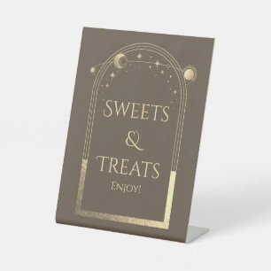 Signe De Table Celestial Mocha Gold Anniversaire Sweets & Traitem
