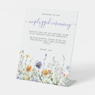 Signe De Table Cérémonie de débranchement du Fleur sauvage