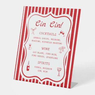 Signe De Table C'est Amore Fête des mariées Mariage Bar