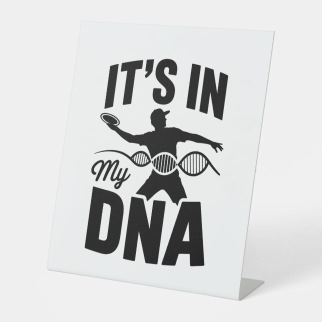 Signe De Table C'est dans My Dna Disk Golf (Recto)