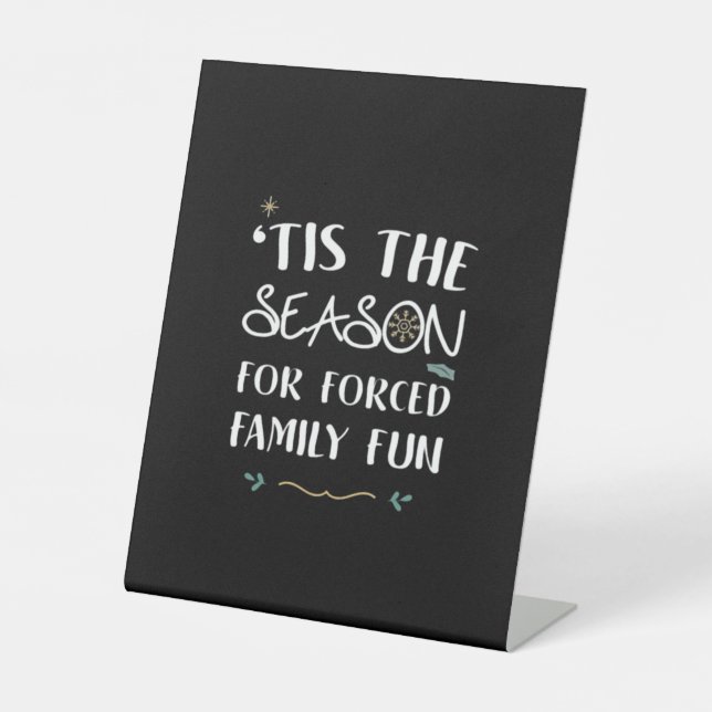 Signe De Table C'est la saison du style minimal essentiel forcé (Recto)