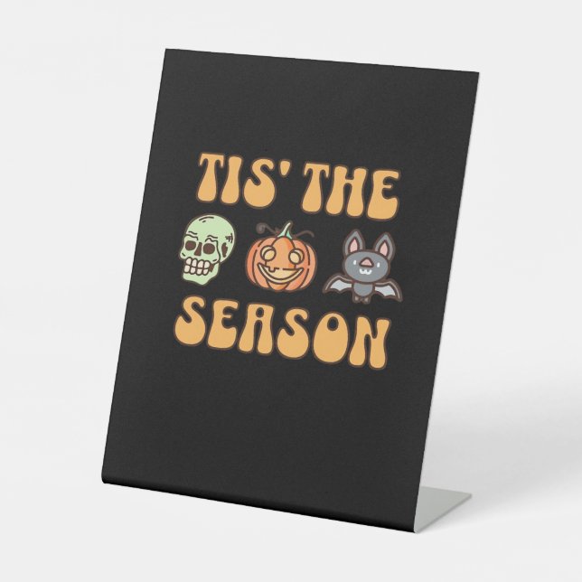 Signe De Table C'Est La Saison Halloween (Recto)