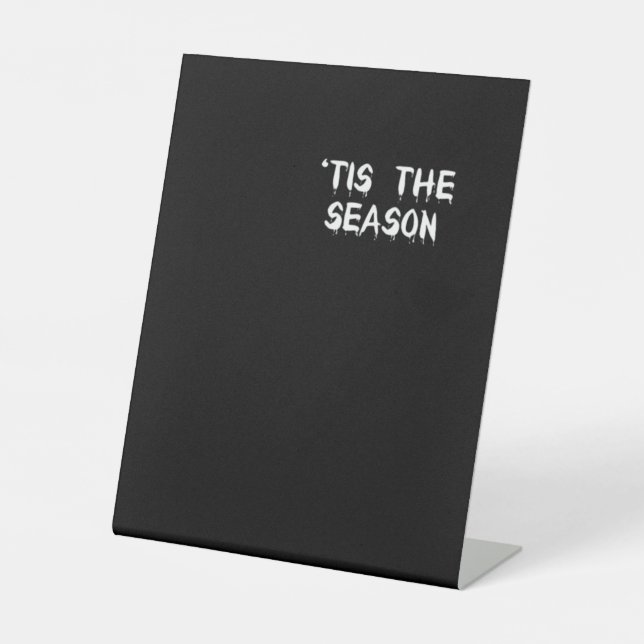 Signe De Table C'Est La Saison Halloween (Recto)
