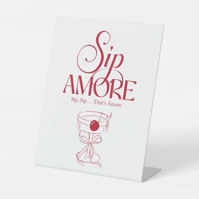Signe De Table C'est l'Amour Mariage main levée (Recto)