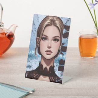 Signe De Table C'est simple. Conception de caractères Animée