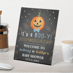 Signe De Table C'est un boo-y ! Baby shower d'Halloween petit Cit