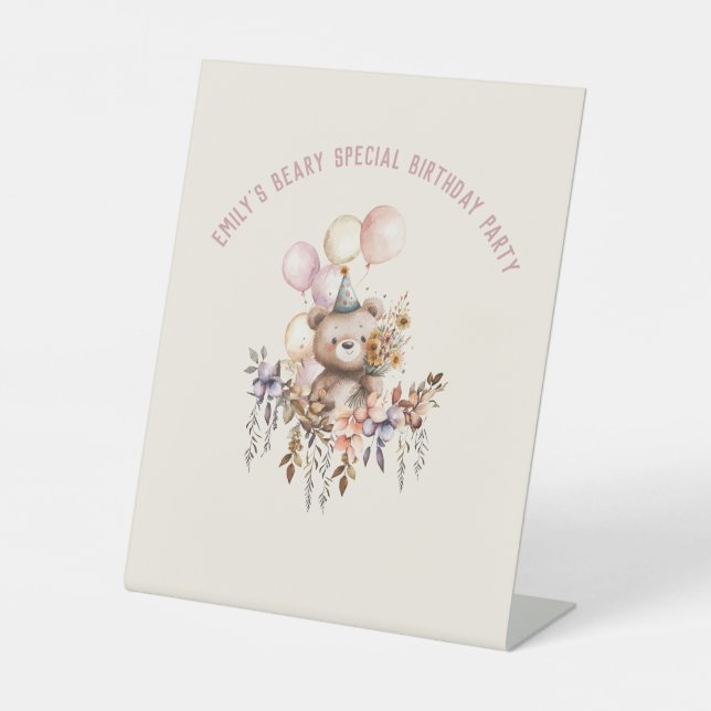 Signe De Table C'est une spéciale de béary Anniversaire Joyeux ta (Recto)