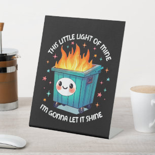 Signe De Table Cette petite lumière de la mienne, je vais la fair
