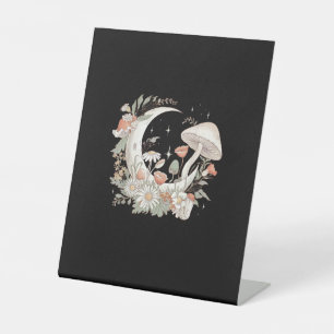 Signe De Table Champignon esthétique Lune Goblincore et Cottageco