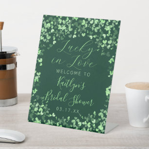Signe De Table Chanceux en amour Fête de la Saint-Patrick Enterre
