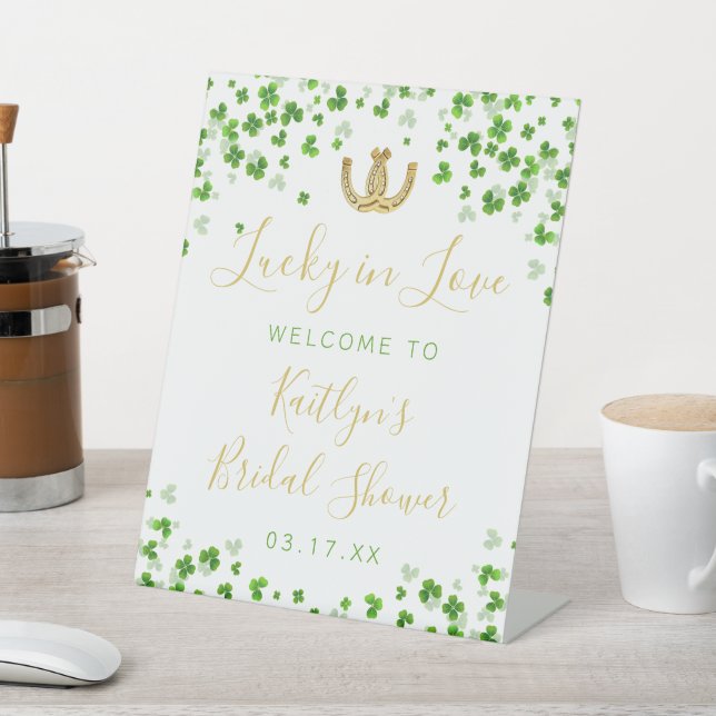 Signe De Table Chanceux en amour Mariage Saint-Patrick (In SItu)