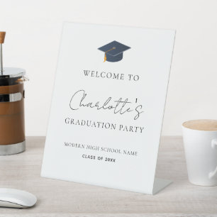 Signe De Table Chapeau de remise des diplômes professionnel et él