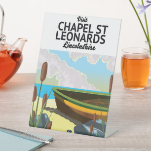 Signe De Table chapelle st leonards, affiche de vacances dans le 