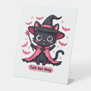 Signe De Table Chaton gothique en rose – doux, mais ensorcelé Ove