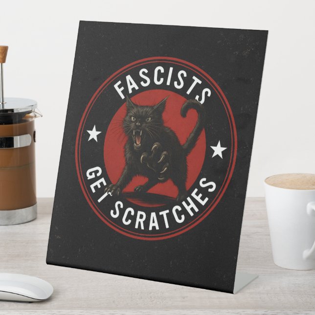 Signe De Table Chats contre les fascistes (In SItu)