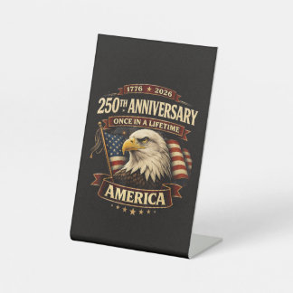 Signe De Table Chemise 250e anniversaire États-Unis 250e Amérique