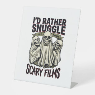 Signe De Table Chemise Câlin Horreur Nuit de Film de Crâne Fantôm