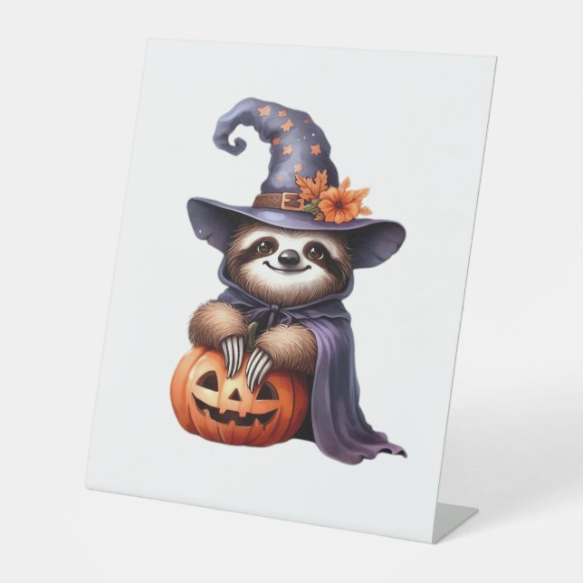 Signe De Table Chemise T classique Sloth Halloween (Recto)