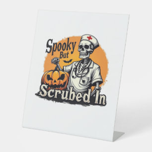 Signe De Table Chemise T-Shirt Halloween Nurse Design surdimensio