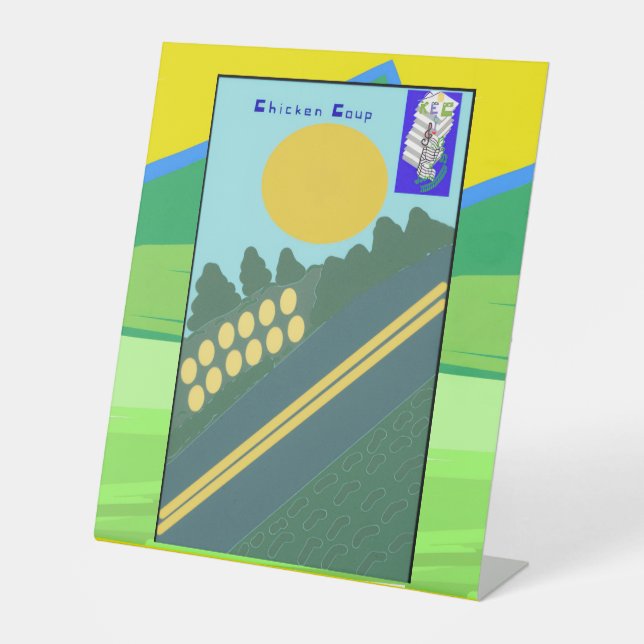 Signe De Table Chicken Coup  (Recto)