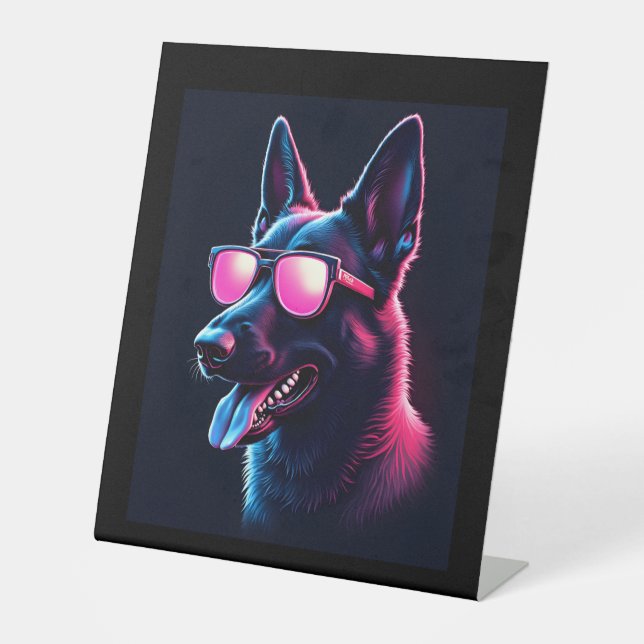 Signe De Table Chiens Malinois belges T-shirt Malinois (Recto)