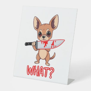 Signe De Table Chihuahua Douce Petite Chienne