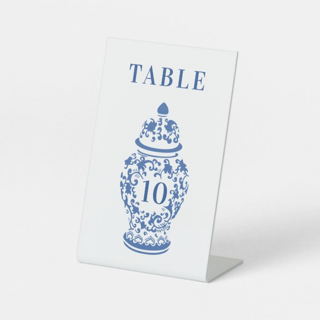 Signe De Table Chinoiserie Chic GingerJar | Monogramme (Recto)