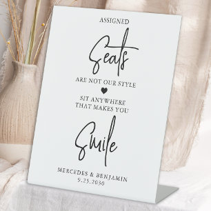 Signe De Table Choisir Un Siège Pas Un Côté Mariage Sourire Perso