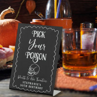 Choisissez Votre Poison Bar à Crânes Mort à Ses Vi